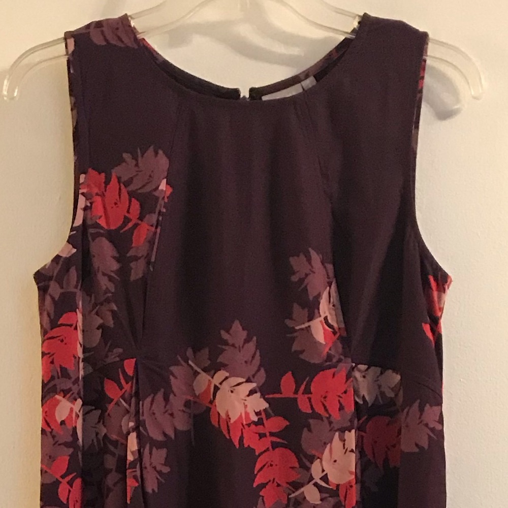 Purple sleeveless maxi dress, pockets
